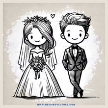 wedding portrait (cartoon)