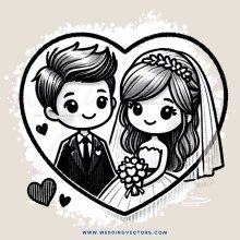 a love story in heart shape