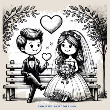 a couple sitting on a bench