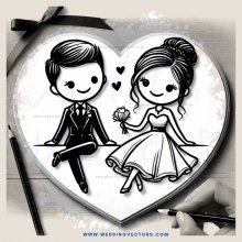 love note on heart locket with pen