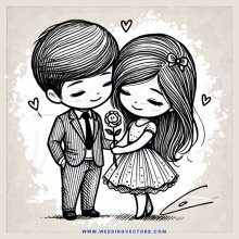 a boy and girl standing next to each other