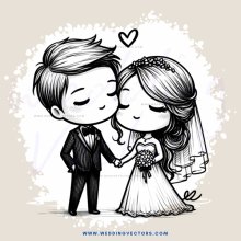 a groom and bride's kiss
