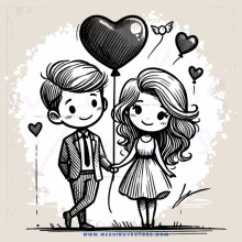 boy and girl love each other
