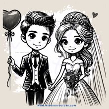a young couple holding hands and a heart