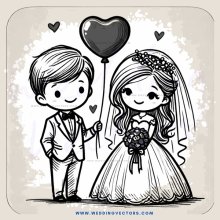 the wedding couple