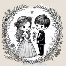 a love story in cartoon form