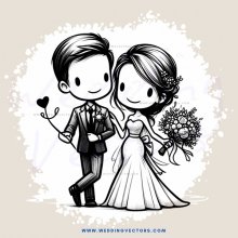 a groom and bride shake hands