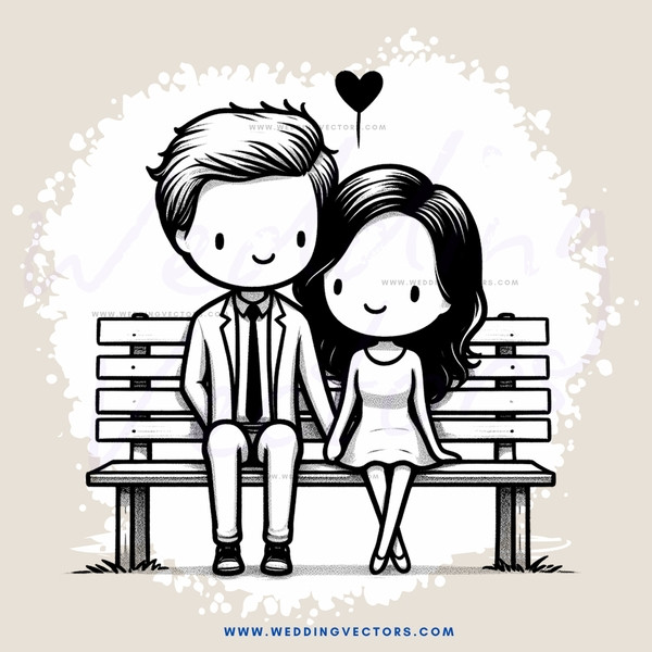 a couple sitting on a bench