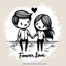 two people on a bench