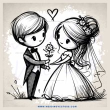 an engagement portrait with a bouquet and ring