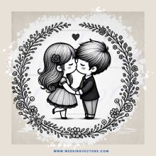 kissing couple