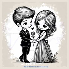 a boy and girl sharing a kiss