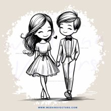 two people walking together