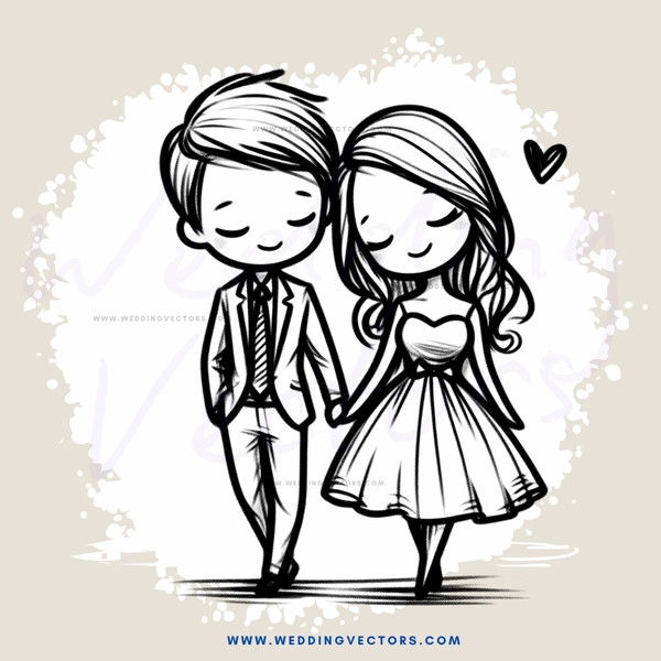 two people walking together, side by side