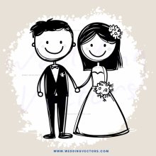 a couple embracing on their wedding day