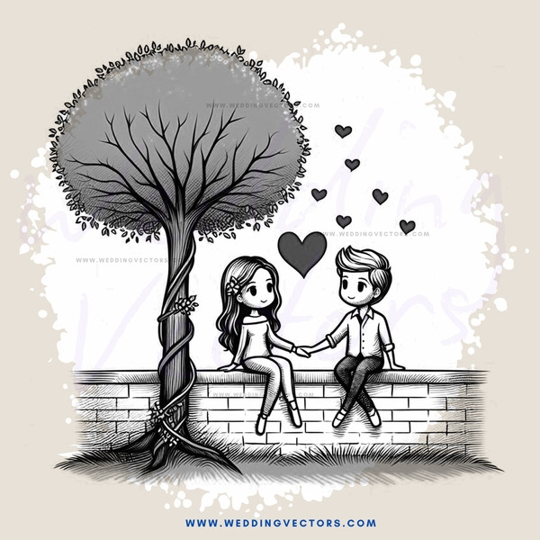 love on a brick wall