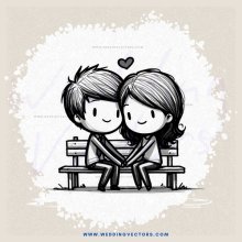 two people sitting on a bench and holding hands