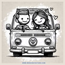 a couple in a car