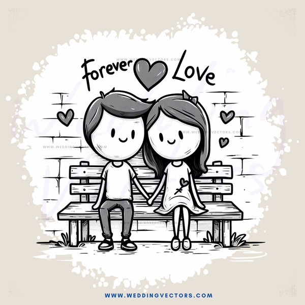forever love cartoon image